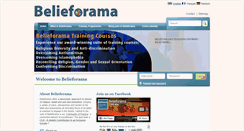 Desktop Screenshot of belieforama.eu